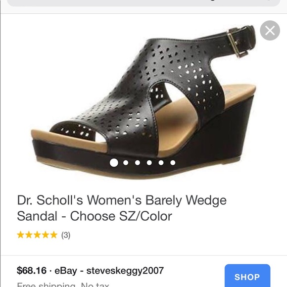 Shoes - Dr. Scholls Women’s wedges Black SZ 7 -A95